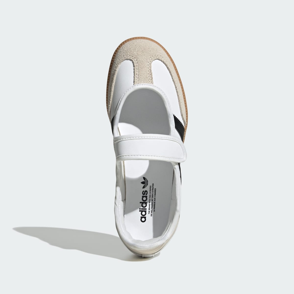 Adidas Kids' Samba Jane Shoes Kids - Cloud White / Alumina / Gum - Image 2