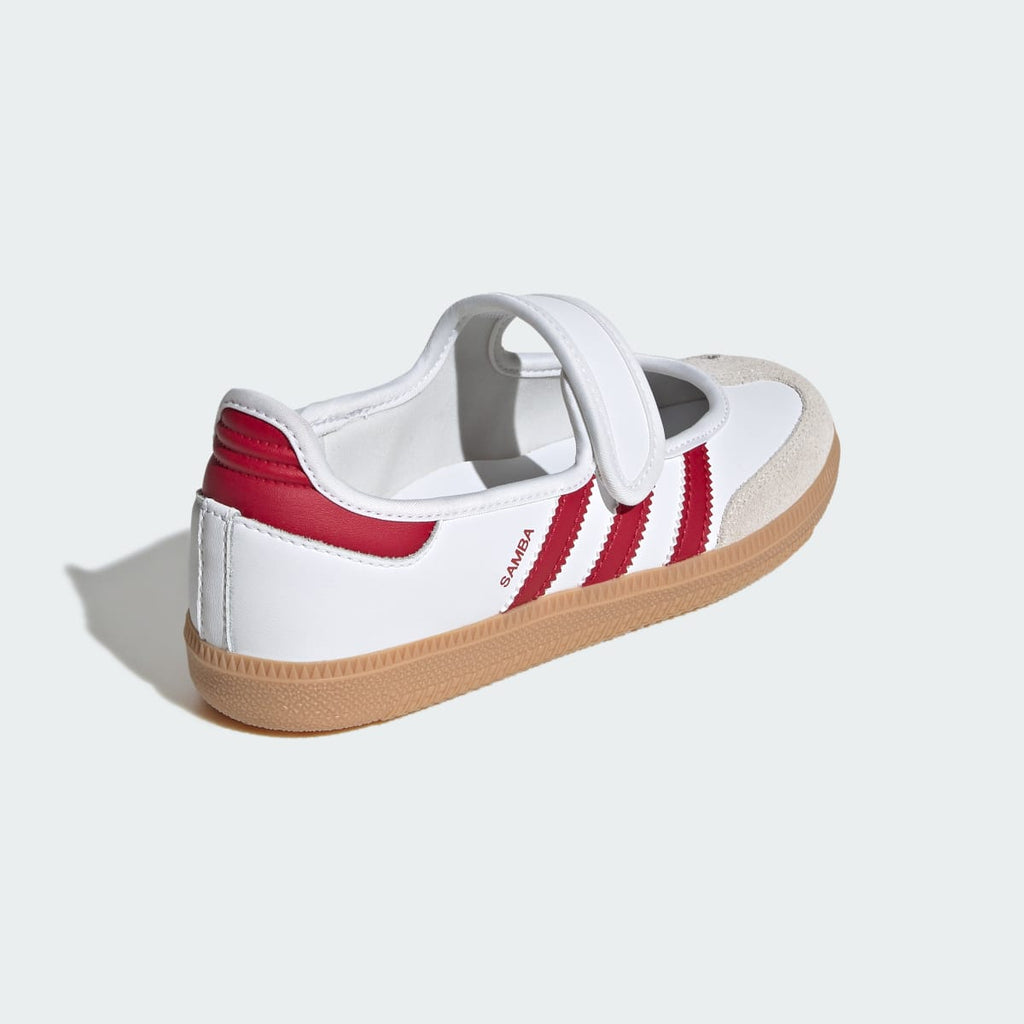 Adidas Kids' Samba Jane Shoes Kids - Cloud White / Team Victory Red / Gum - Image 5