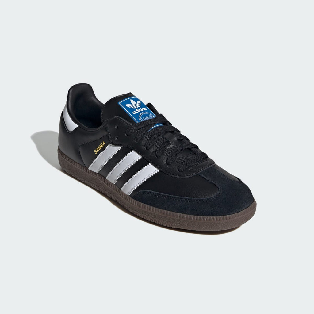 Adidas Men's Samba OG Shoes - Core Black / Cloud White / Gum - Image 4