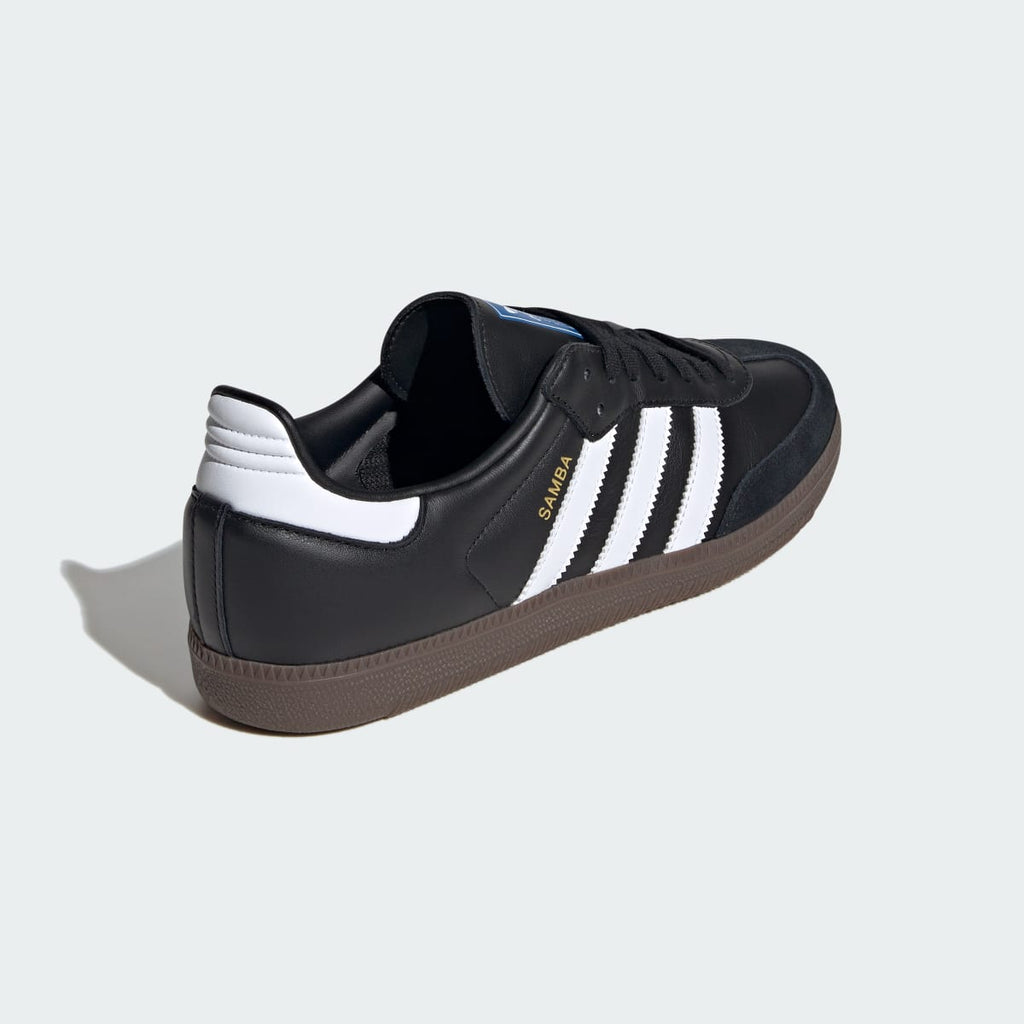 Adidas Men's Samba OG Shoes - Core Black / Cloud White / Gum - Image 5
