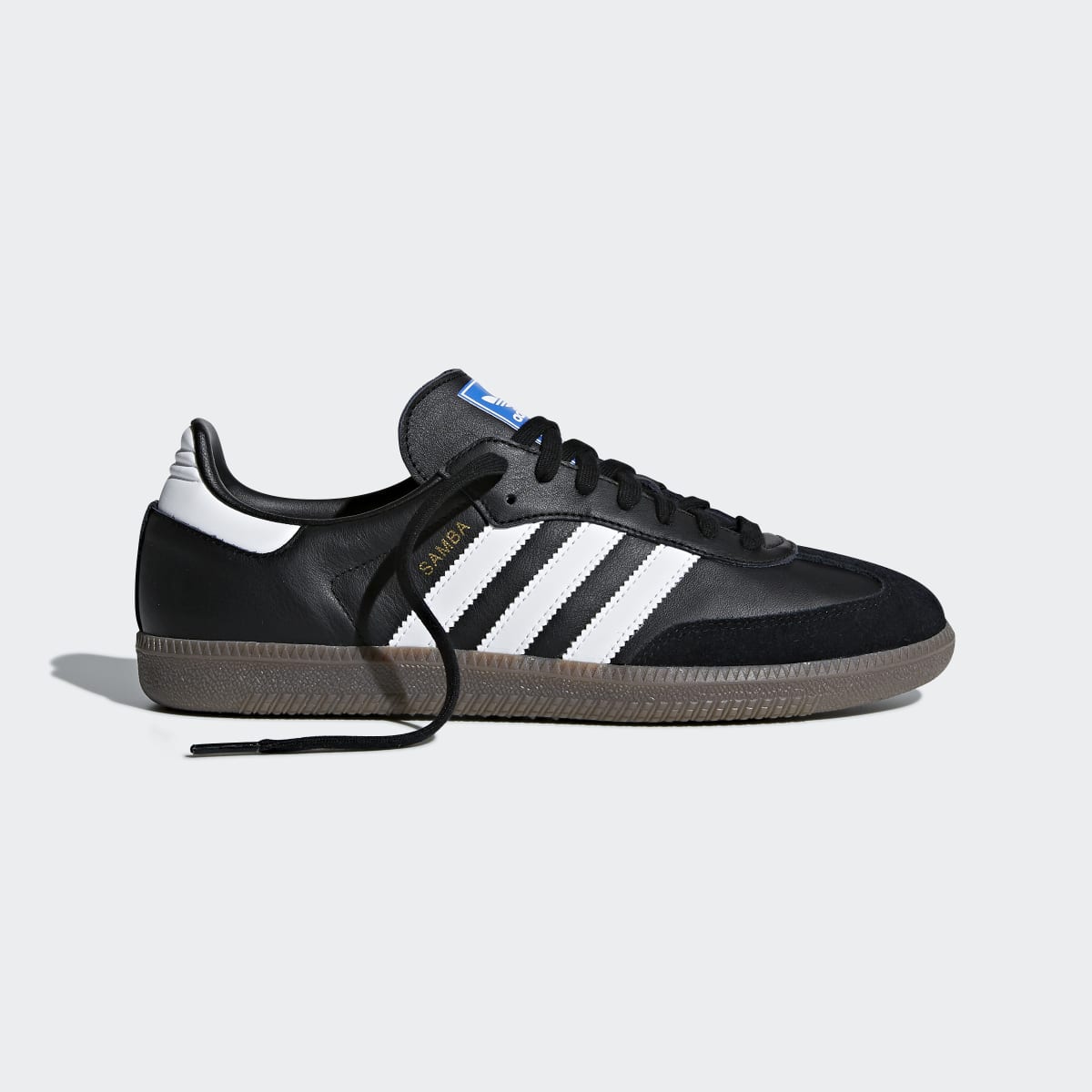 Adidas Men's Samba OG Shoes - Core Black / Cloud White / Gum - Image 7