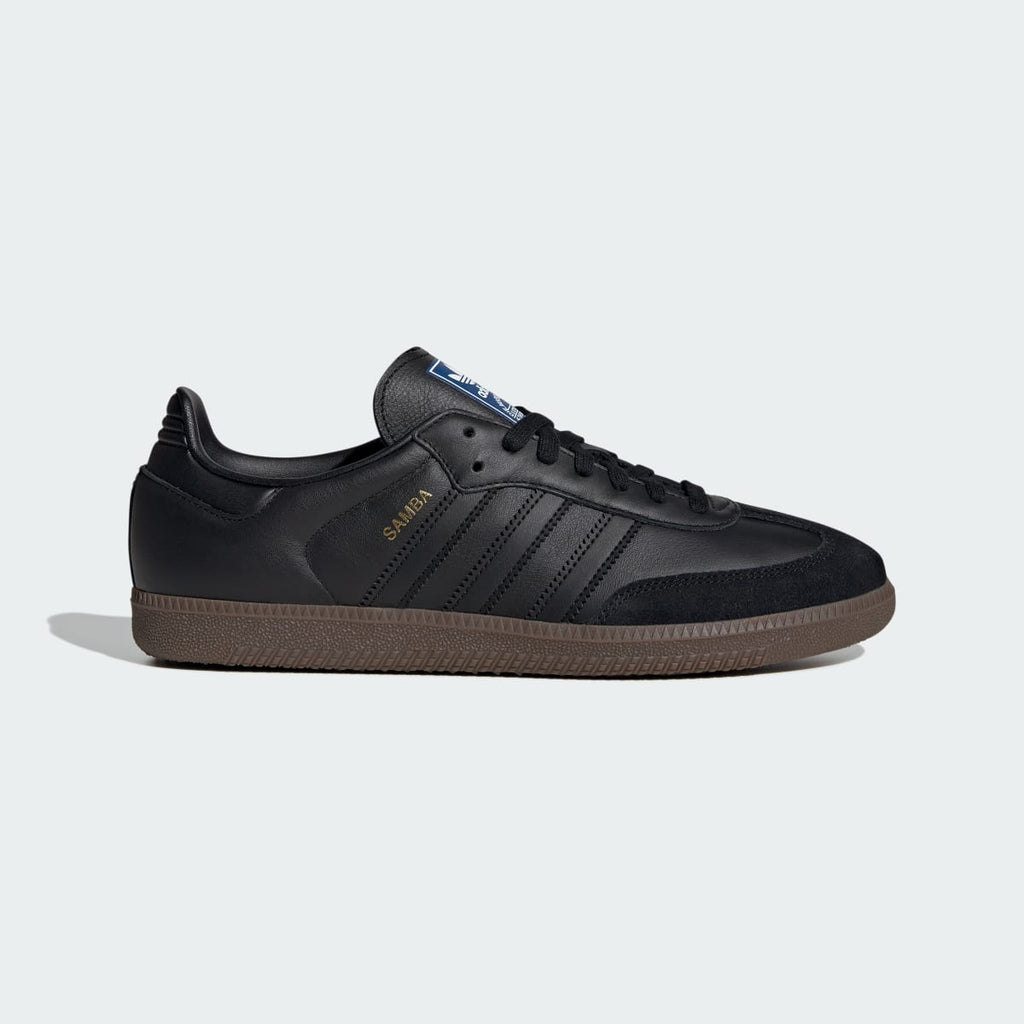 Adidas Men's Samba OG Shoes - Core Black / Core Black / Gum - Image 1