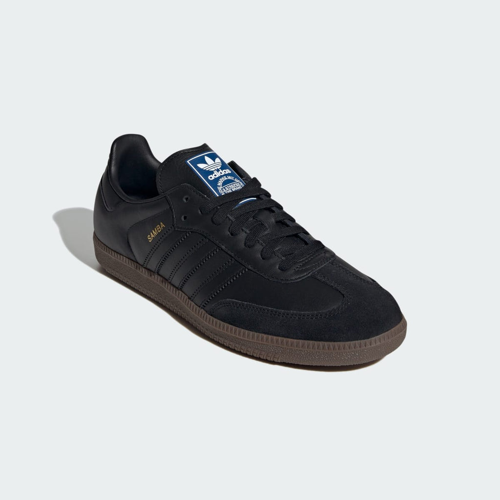 Adidas Men's Samba OG Shoes - Core Black / Core Black / Gum - Image 4