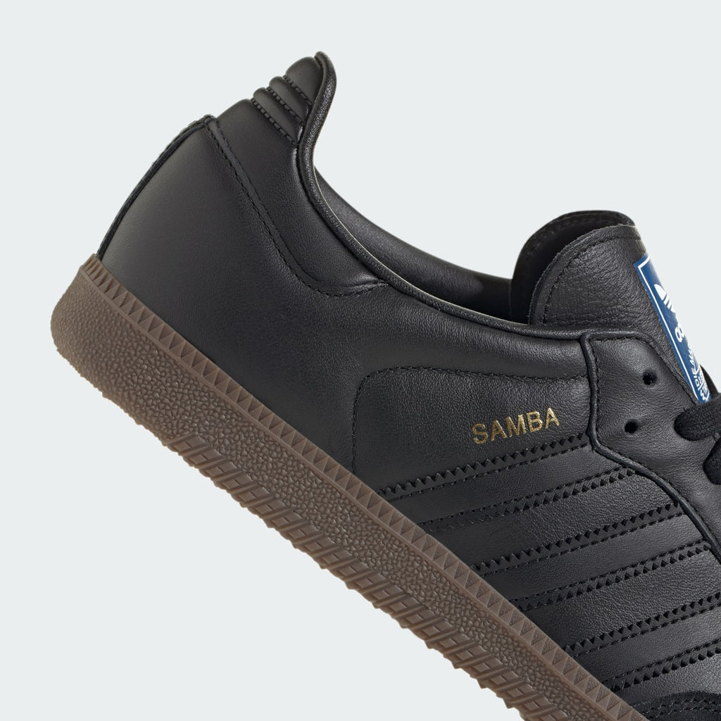 Adidas Men's Samba OG Shoes - Core Black / Core Black / Gum - Image 8