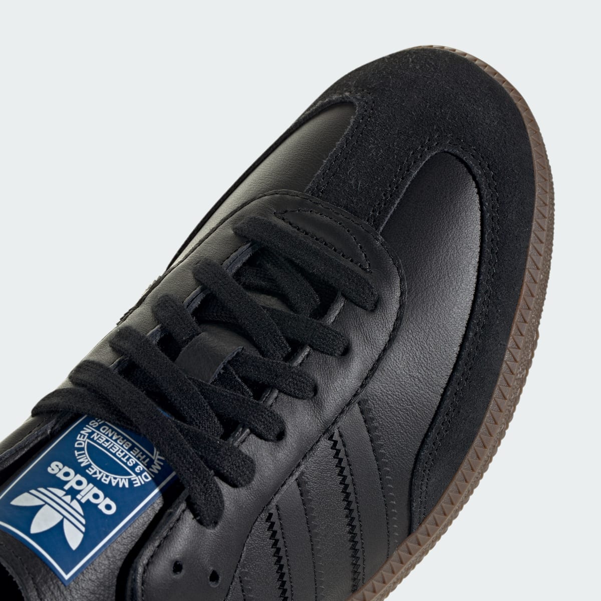 Adidas Men's Samba OG Shoes - Core Black / Core Black / Gum - Image 9