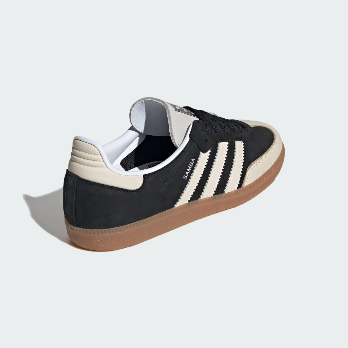 Adidas Women's Samba OG Shoes - Core Black / Wonder White / Silver Metallic - Image 6