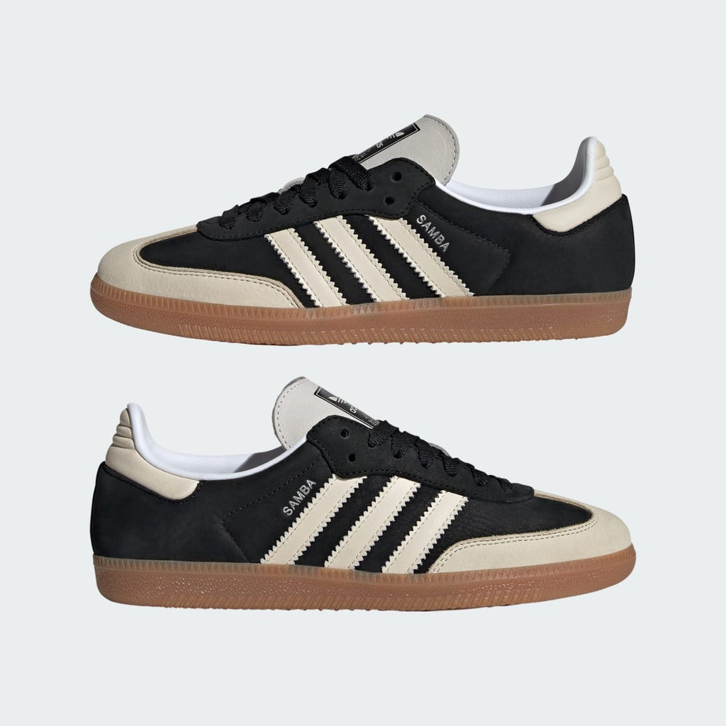 Adidas Women's Samba OG Shoes - Core Black / Wonder White / Silver Metallic - Image 8