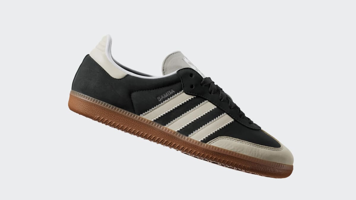 Adidas Women's Samba OG Shoes - Core Black / Wonder White / Silver Metallic - Image 2