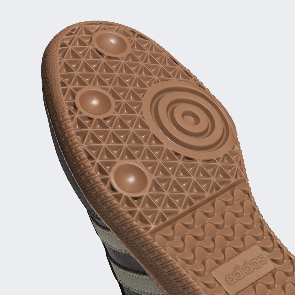 Adidas Men's Samba OG Shoes - Brown / Putty Grey / Gold Metallic - Image 13