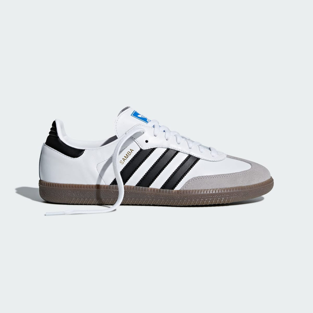 Adidas Men's Samba OG Shoes - Cloud White / Core Black / gum - Image 7