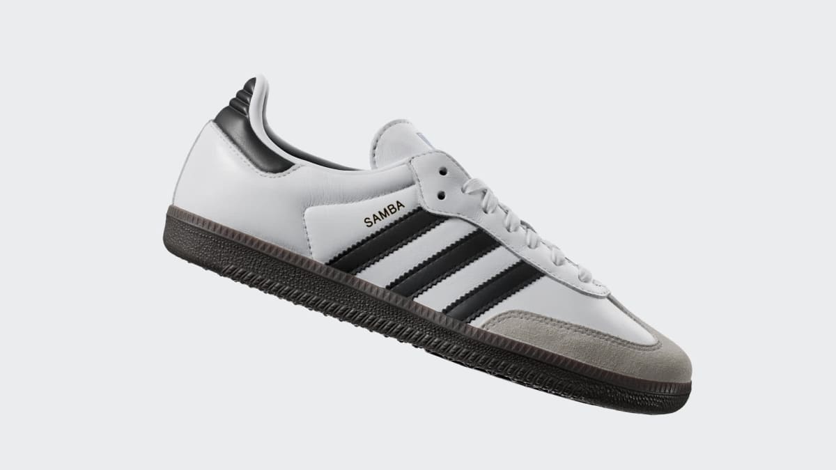 Adidas Women's Samba OG Shoes - Cloud White / Core Black / Gum - Image 2