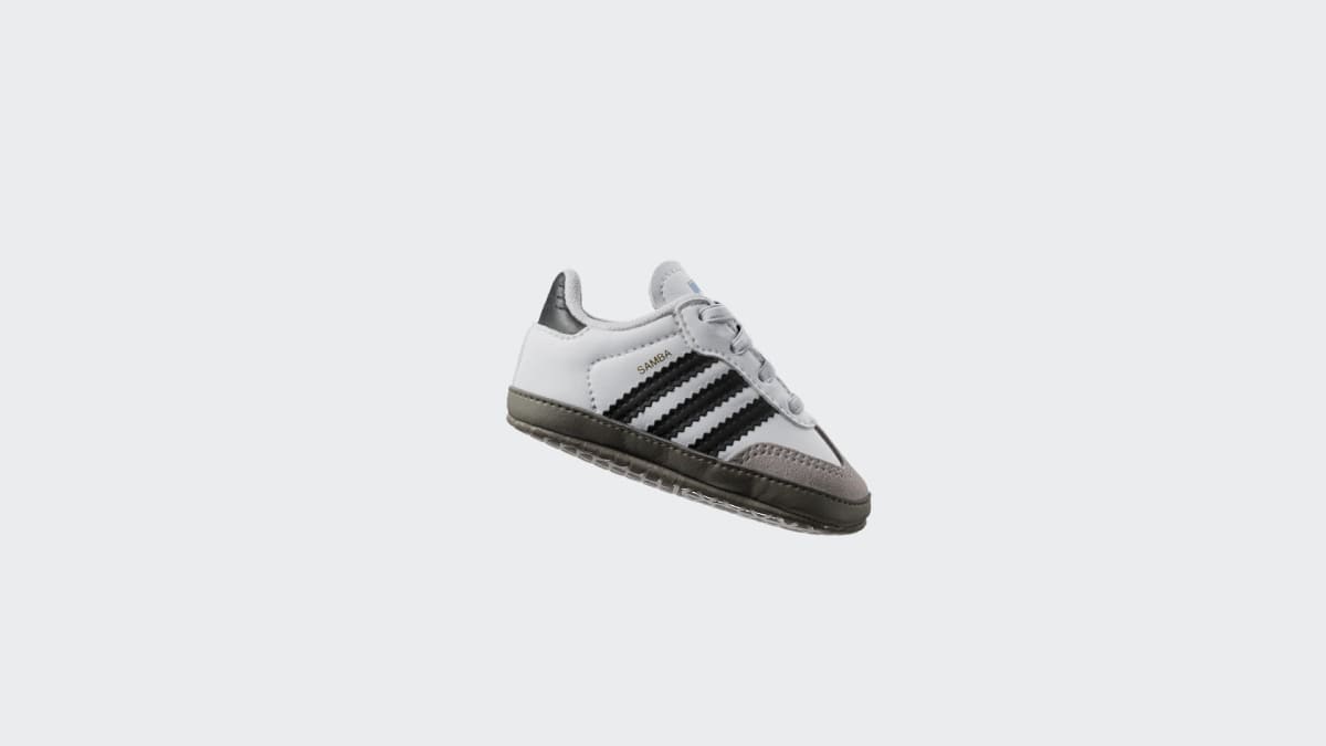 Adidas Kids' Samba Shoes Kids - Cloud White / Core Black / Clear Granite - Image 2