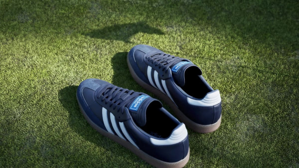 Adidas Men's Samba Spikeless Golf Shoes - Night Indigo / Cloud White / Blue Bird - Image 2