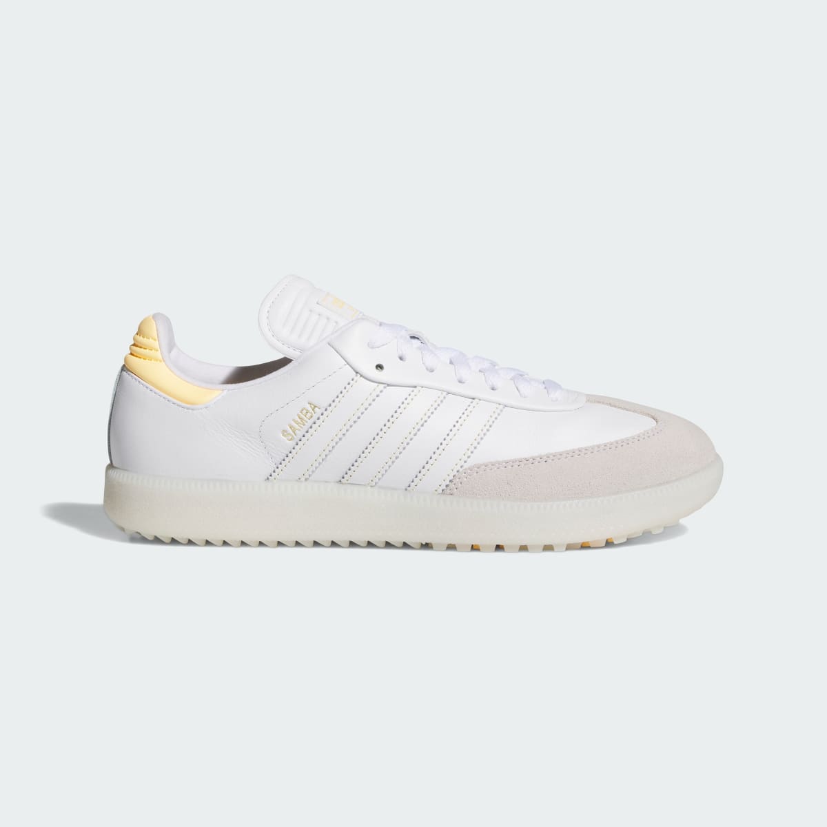 Adidas Women's Samba Spikeless Golf Shoes - Cloud White / Ice Tangerine / Off White - Image 1