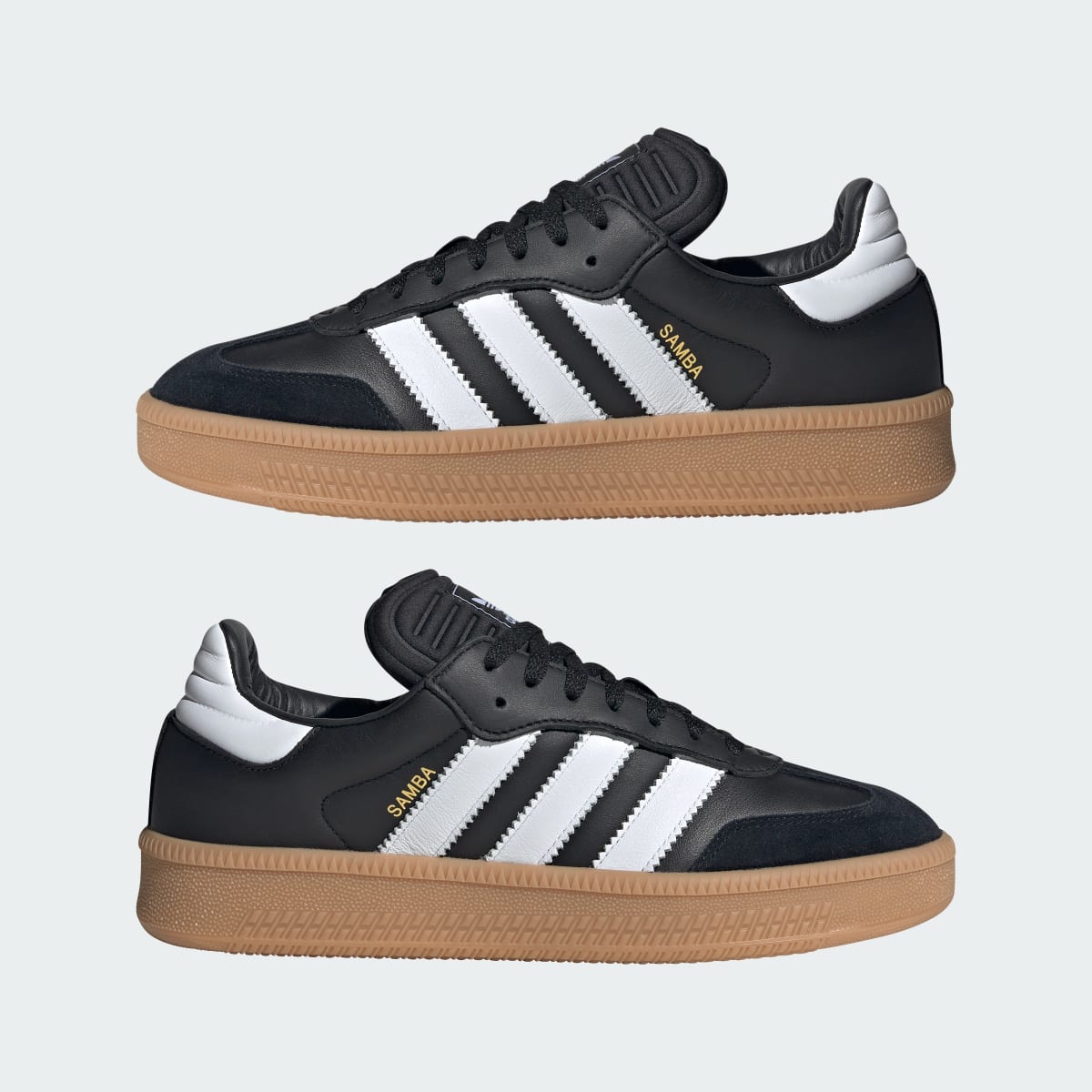 Adidas Men's Samba XLG Shoes - Core Black / Cloud White / Gum - Image 10