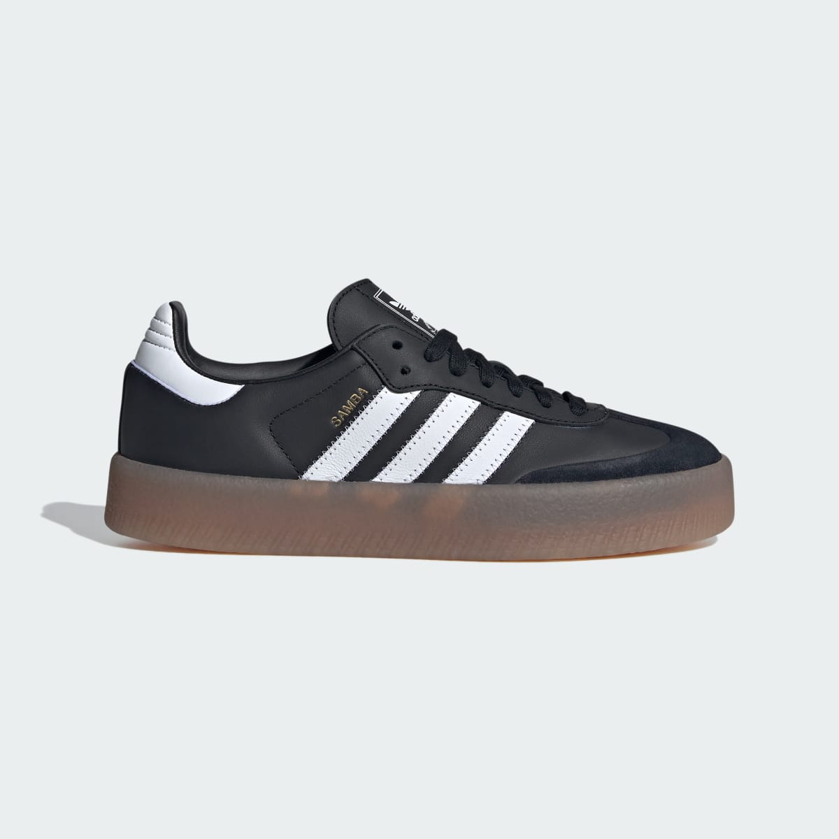 Adidas Women's Sambae Shoes - Core Black / Cloud White / Gold Metallic - Image 1