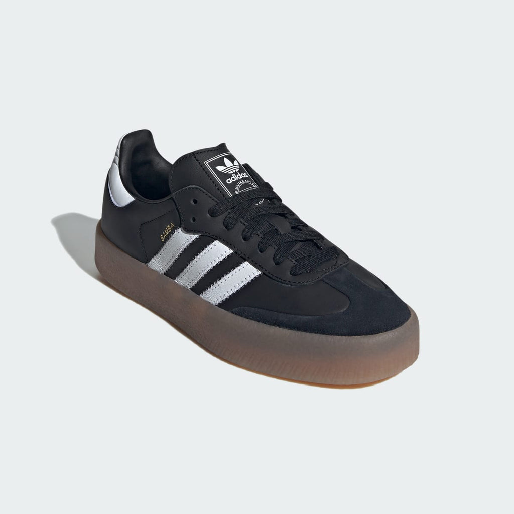 Adidas Women's Sambae Shoes - Core Black / Cloud White / Gold Metallic - Image 5