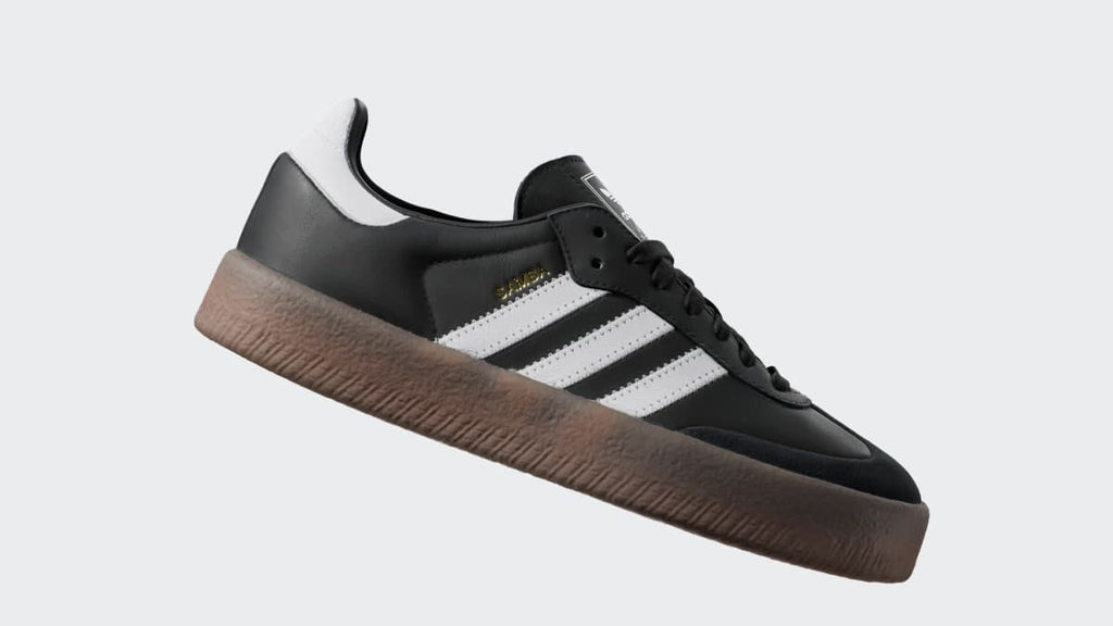 Adidas Women's Sambae Shoes - Core Black / Cloud White / Gold Metallic - Image 2