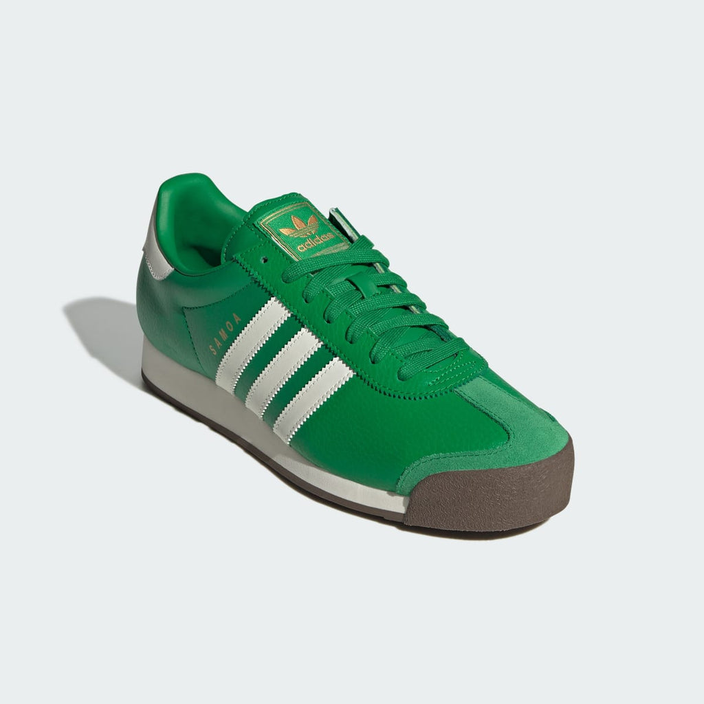 Adidas Men's Samoa Shoes - Green / Off White / Gum - Image 4