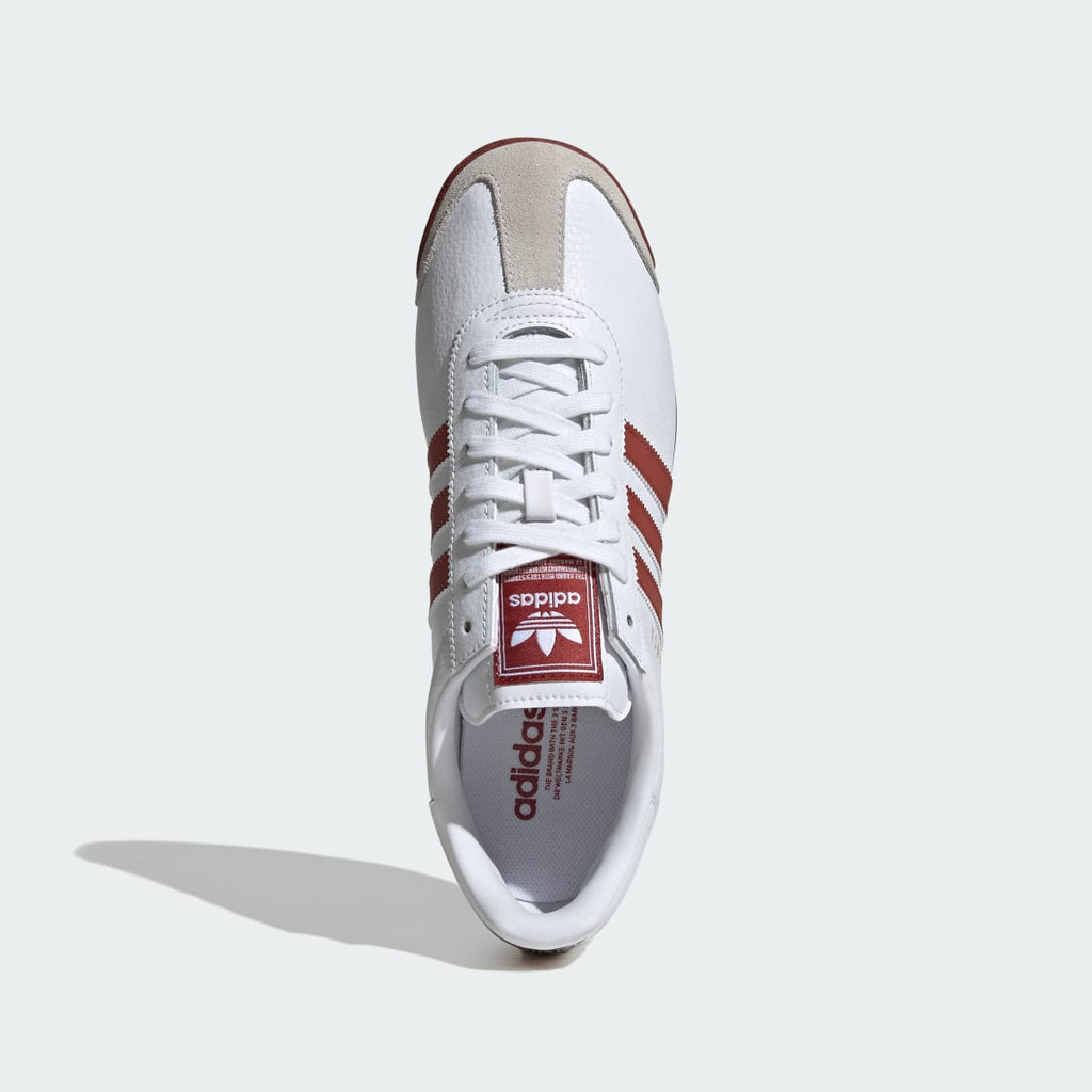 Adidas Men's Samoa Shoes - Cloud White / Preloved Ruby / Gold Metallic - Image 2