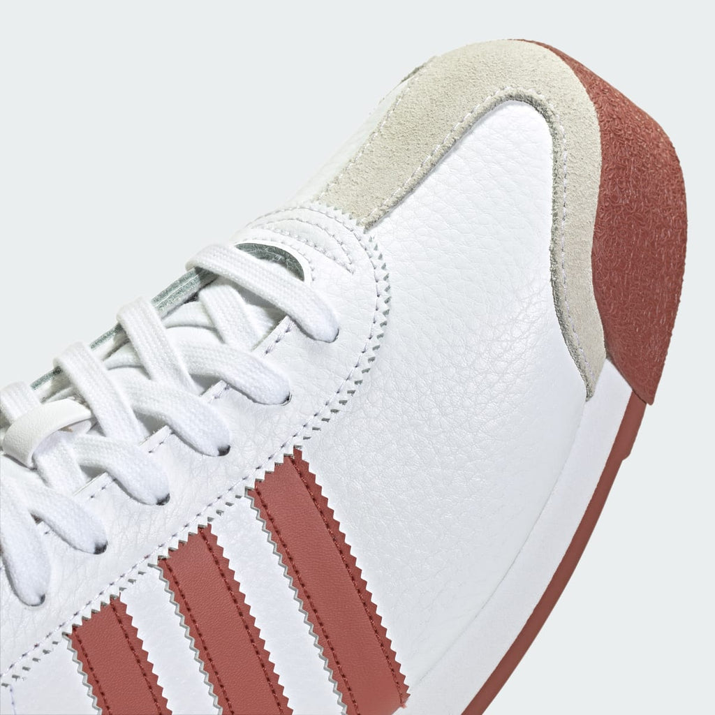 Adidas Men's Samoa Shoes - Cloud White / Preloved Ruby / Gold Metallic - Image 7