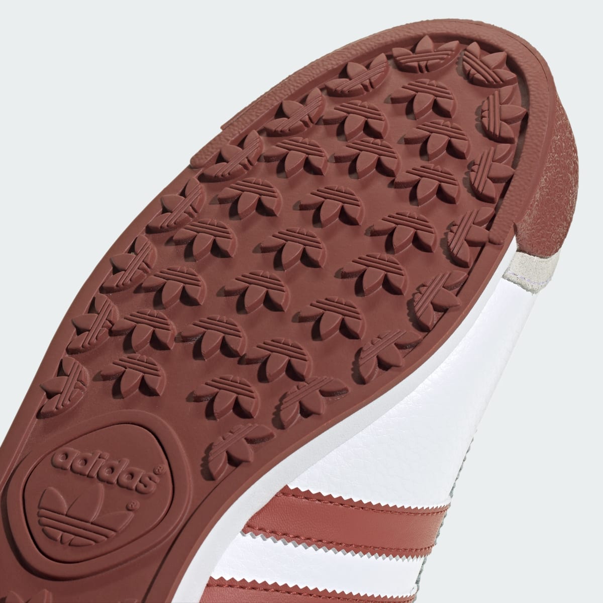Adidas Men's Samoa Shoes - Cloud White / Preloved Ruby / Gold Metallic - Image 8
