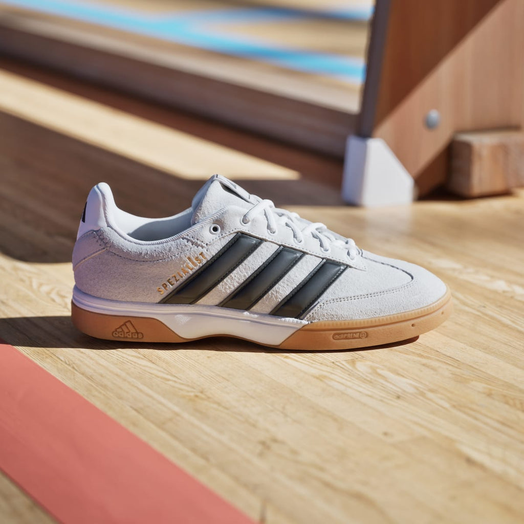 Adidas Men's Spezialist Indoor Shoes - Cloud White / Core Black / Grey Two - Image 3