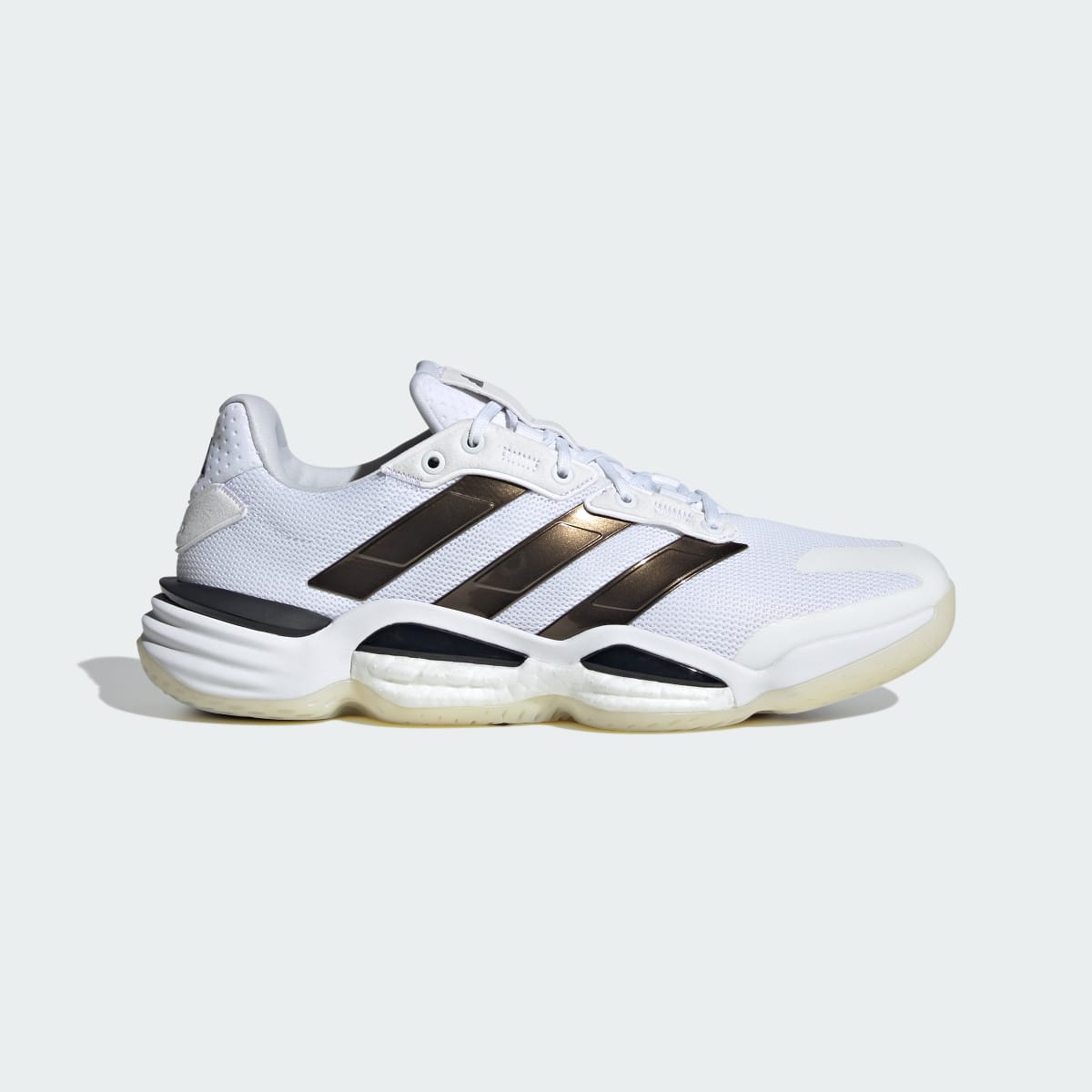 Adidas Men's Stabil 16 Indoor Shoes - Cloud White / Core Black / Core Black - Image 1