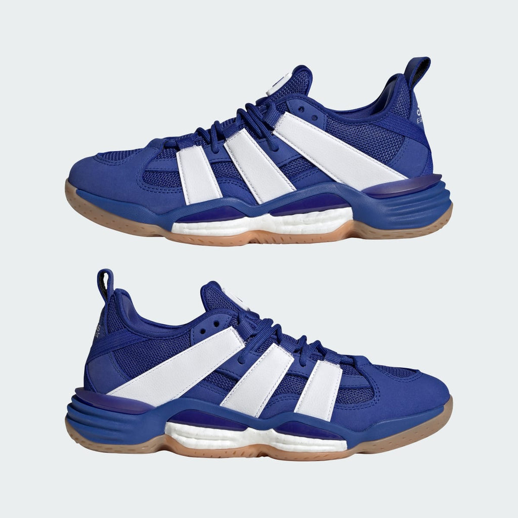 Adidas Men's Stabil Shoes - Semi Lucid Blue / Cloud White / Gum - Image 7