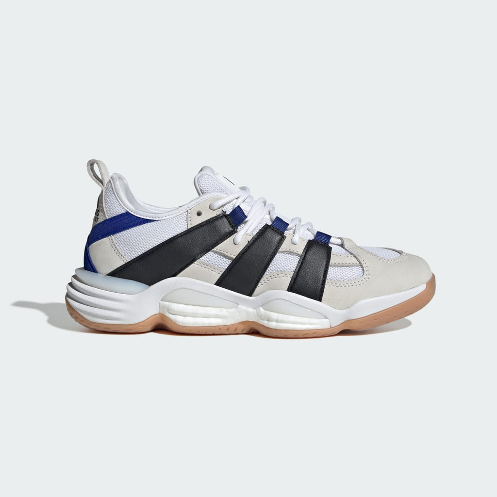 Adidas Men's Stabil Shoes - Cloud White / Core Black / Semi Lucid Blue - Image 1