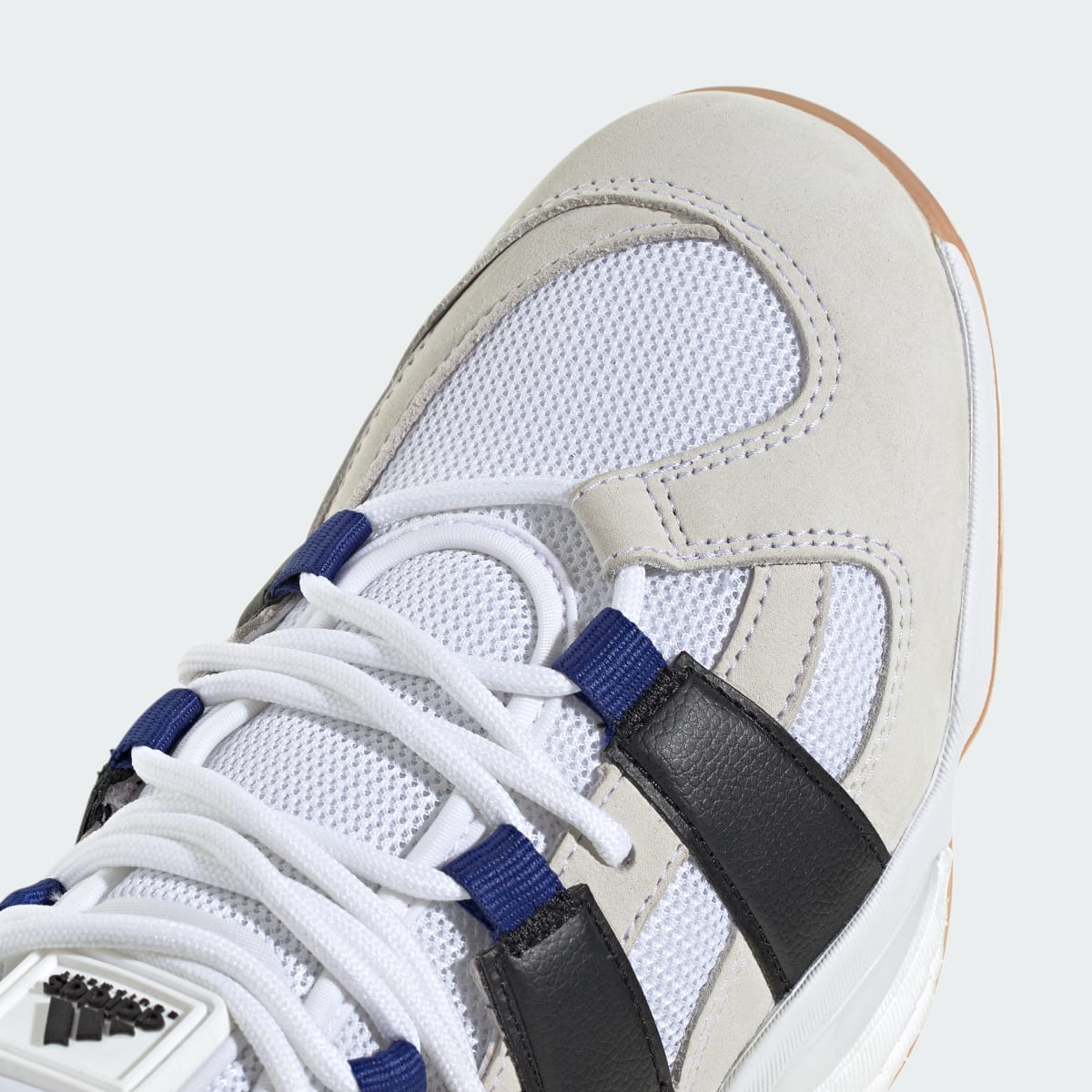 Adidas Men's Stabil Shoes - Cloud White / Core Black / Semi Lucid Blue - Image 8