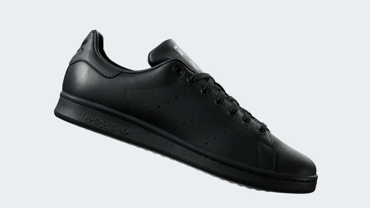 Adidas Men's Stan Smith Shoes - Core Black / Core Black / Core Black - Image 2