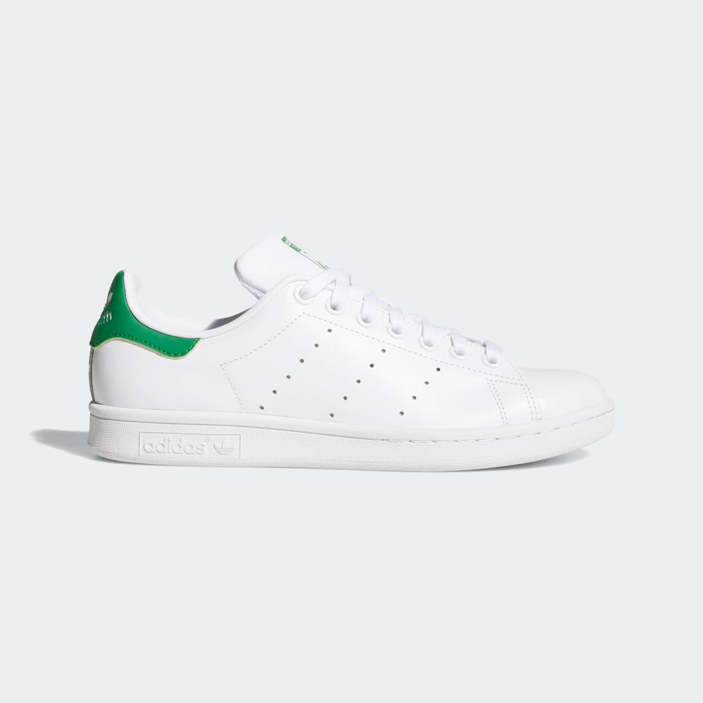 Adidas Women's Stan Smith Shoes - Cloud White / Cloud White / Green - Image 1