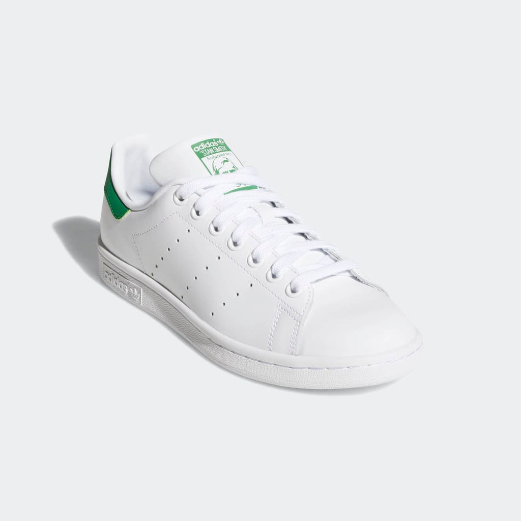 Adidas Women's Stan Smith Shoes - Cloud White / Cloud White / Green - Image 4