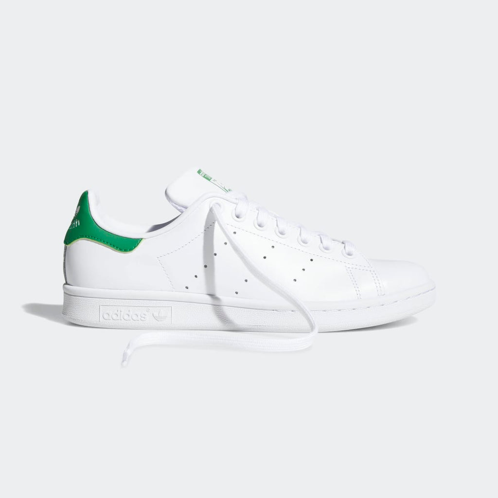 Adidas Women's Stan Smith Shoes - Cloud White / Cloud White / Green - Image 7