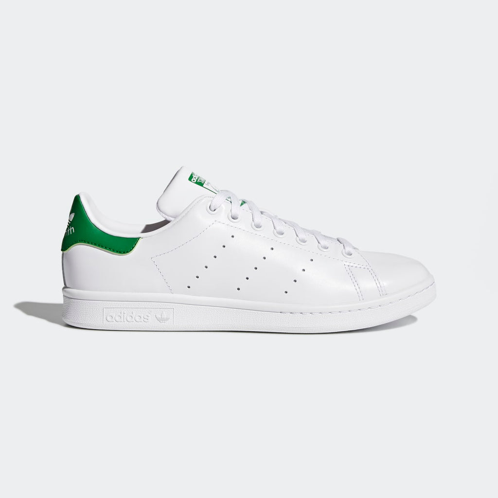 Adidas Men's Stan Smith Shoes - Cloud White / Core White / Green - Image 1