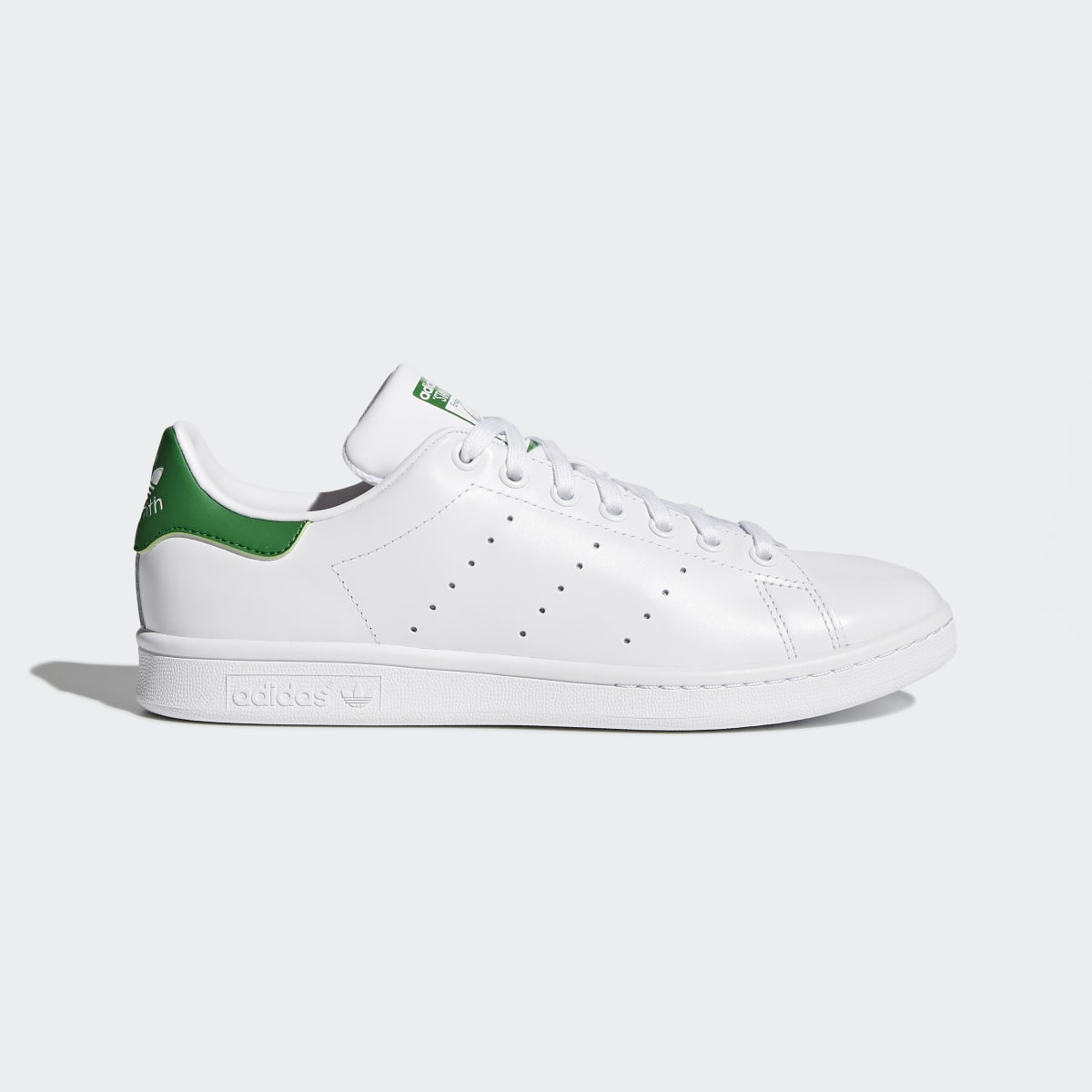 Adidas Men's Stan Smith Shoes - Cloud White / Core White / Green - Image 1