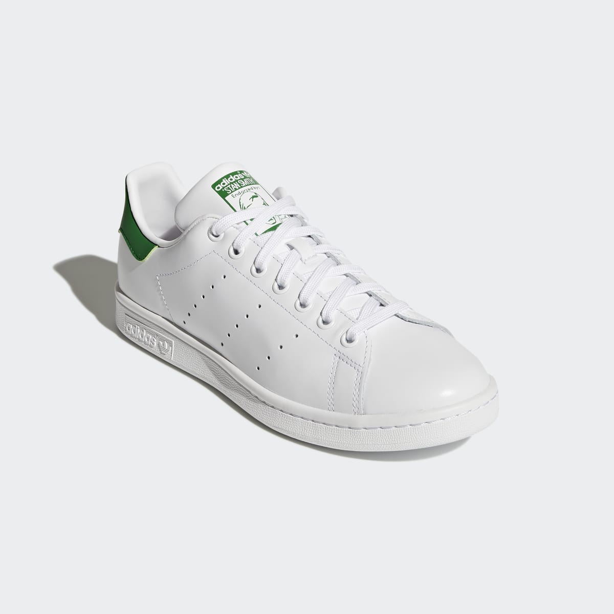 Adidas Men's Stan Smith Shoes - Cloud White / Core White / Green - Image 5