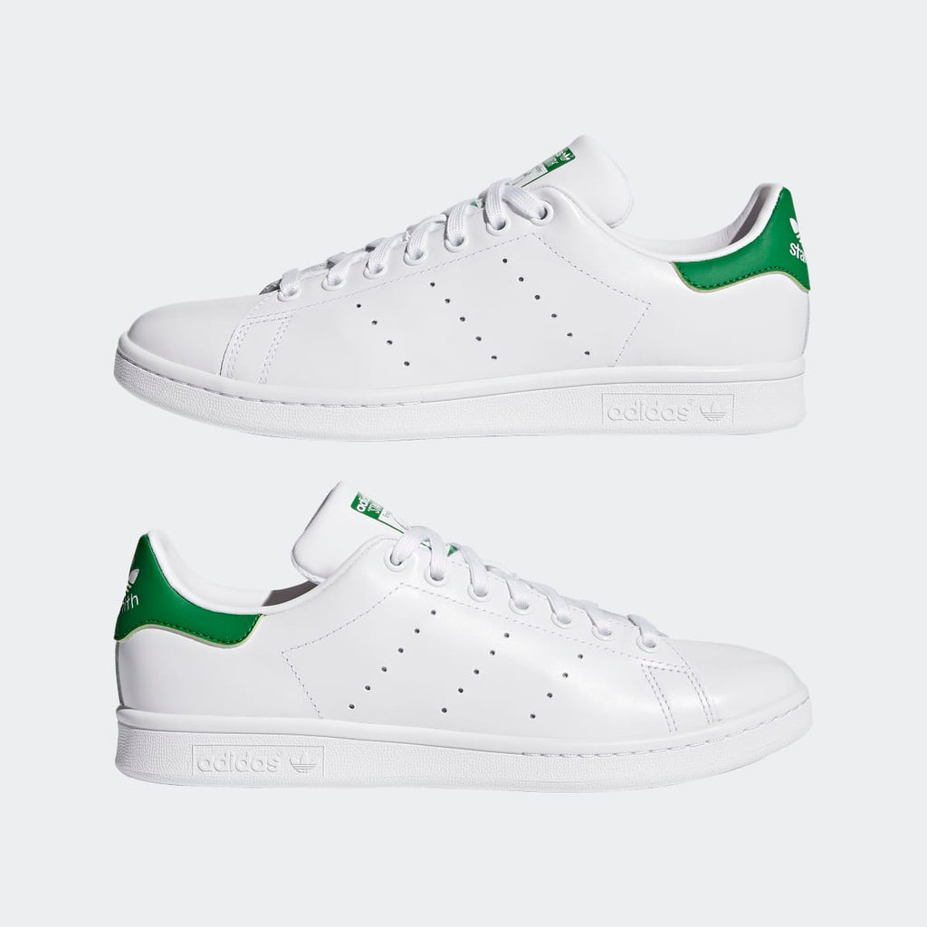 Adidas Men's Stan Smith Shoes - Cloud White / Core White / Green - Image 9