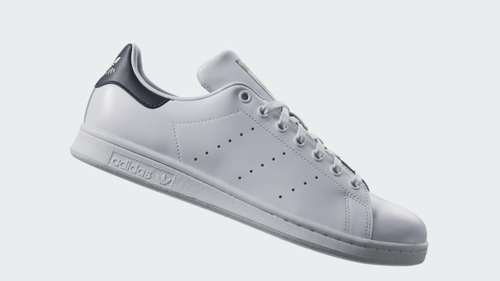 Adidas Women's Stan Smith Shoes - Core White / Core White / Dark Blue - Image 2