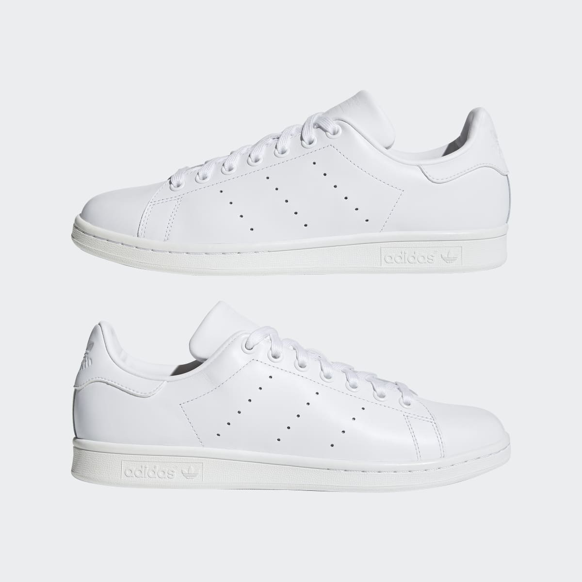 Adidas Women's Stan Smith Shoes - Cloud White / Cloud White / Cloud White - Image 9