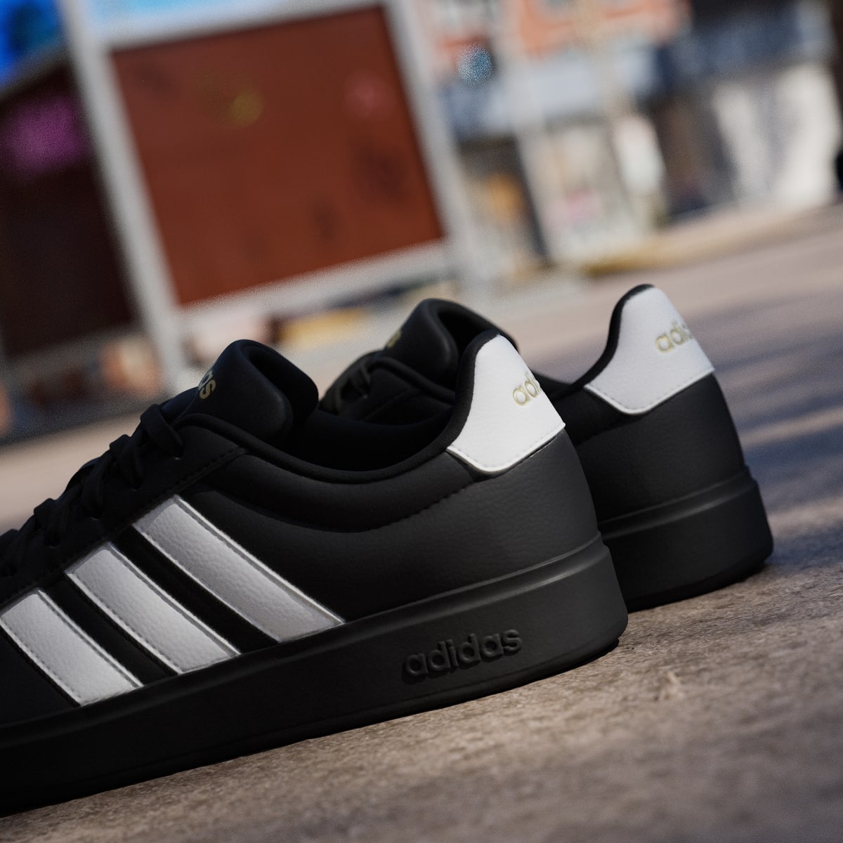 Adidas Men's Streettalk - Core Black / Cloud White / Matte Gold - Image 9