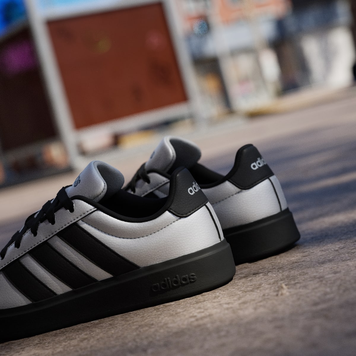 Adidas Kids' Streettalk - Silver Metallic / Core Black / Silver Metallic - Image 9