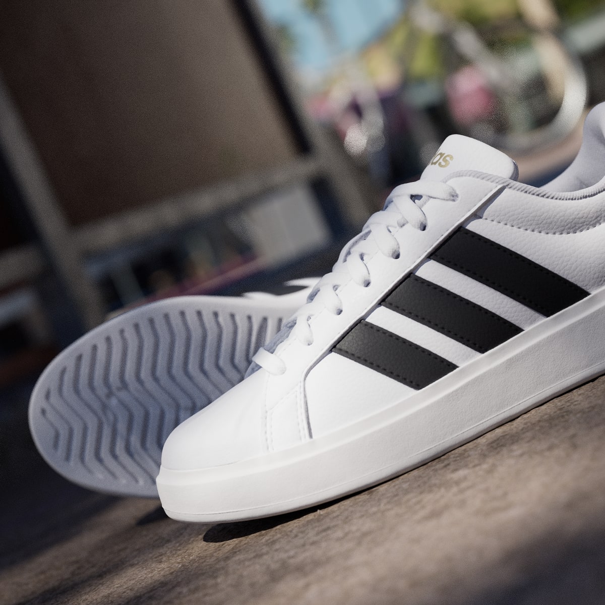 Adidas Women's Streettalk - Cloud White / Core Black / Gold Metallic - Image 10