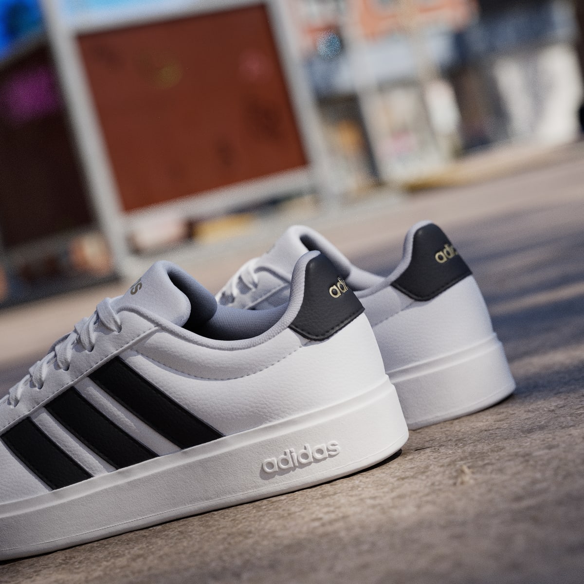 Adidas Women's Streettalk - Cloud White / Core Black / Gold Metallic - Image 9