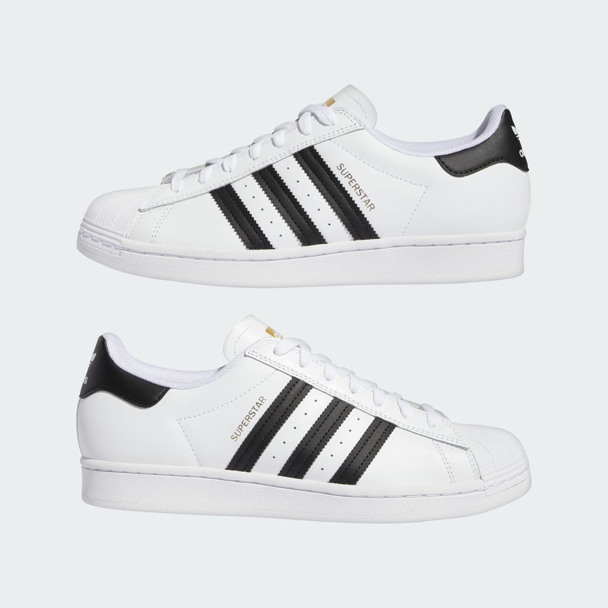 Adidas Men's Superstar ADV Shoes - Cloud White / Core Black / Cloud White - Image 7