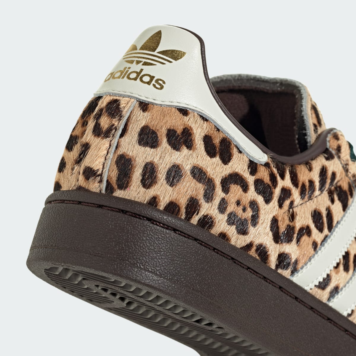 Adidas Women's Superstar II Shoes - Dark Brown / Ivory / Gold Metallic - Image 9