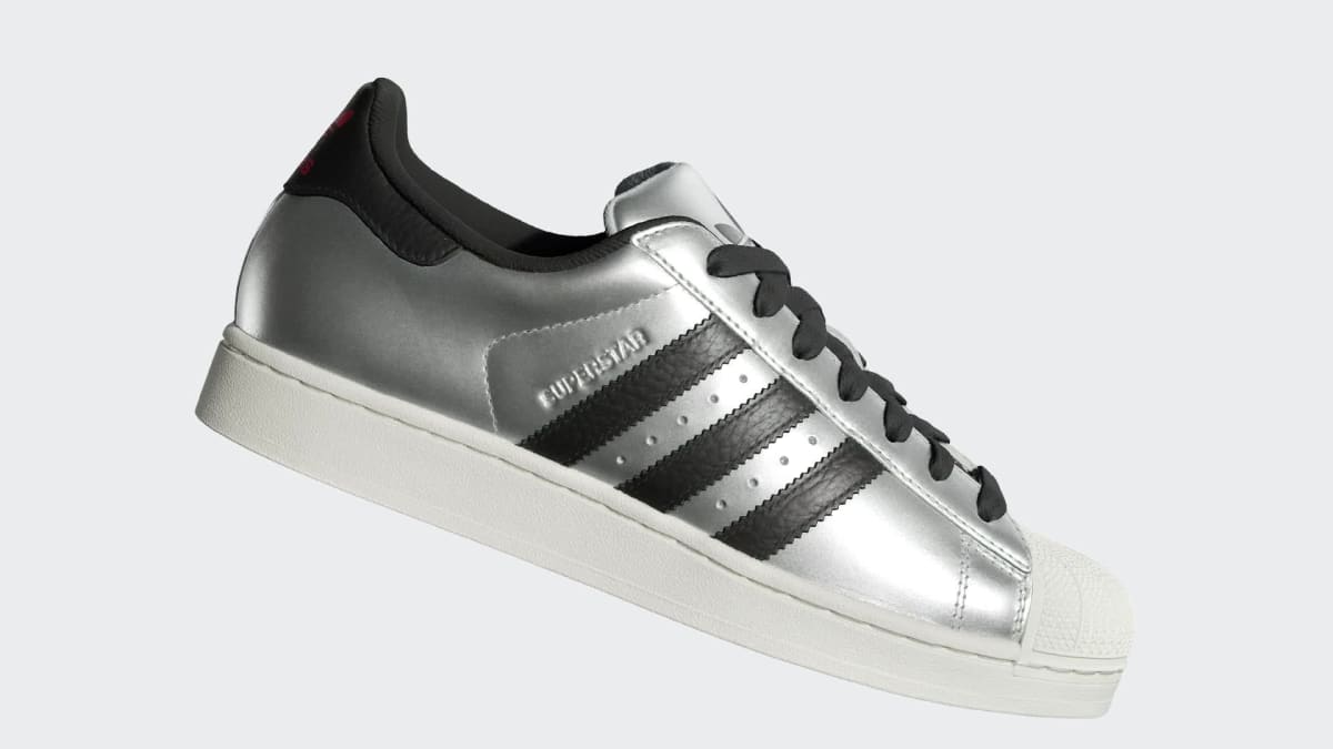 Adidas Women's Superstar II Shoes - Silver Metallic / Core Black / Silver Metallic - Image 2