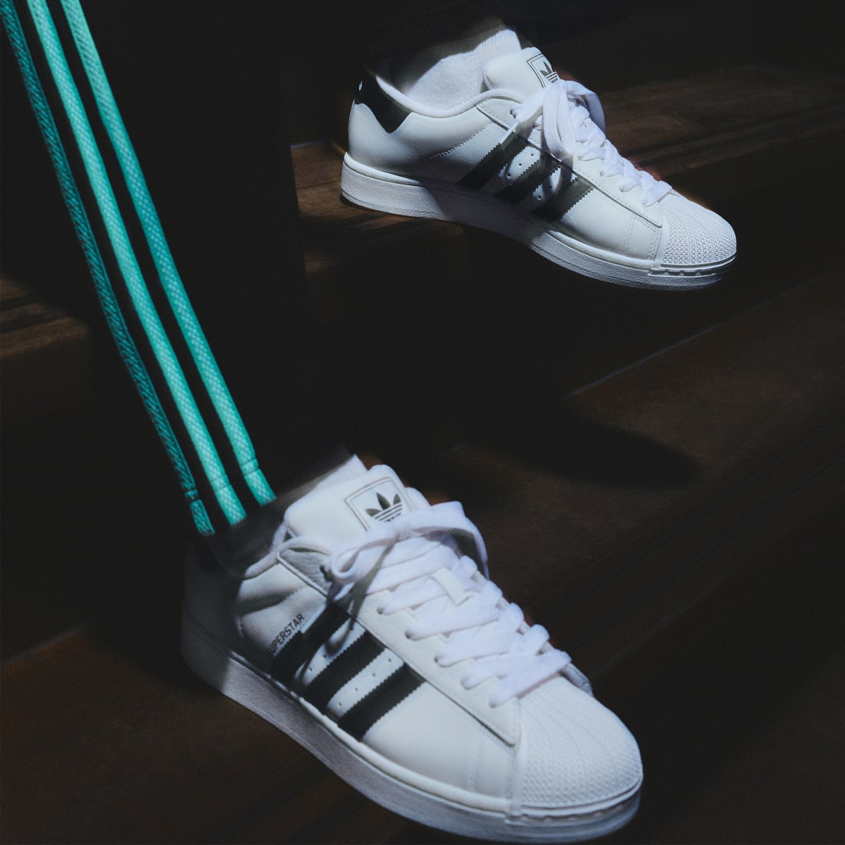 Adidas Men's Superstar II Shoes - Cloud White / Core Black / Cloud White - Image 11