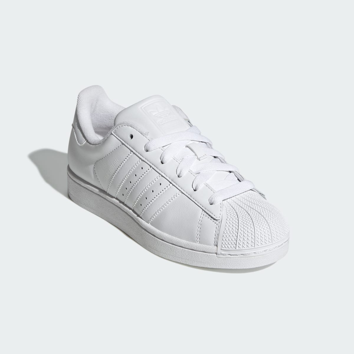 Adidas Women's Superstar II Shoes - Cloud White / Cloud White / Core Black - Image 4